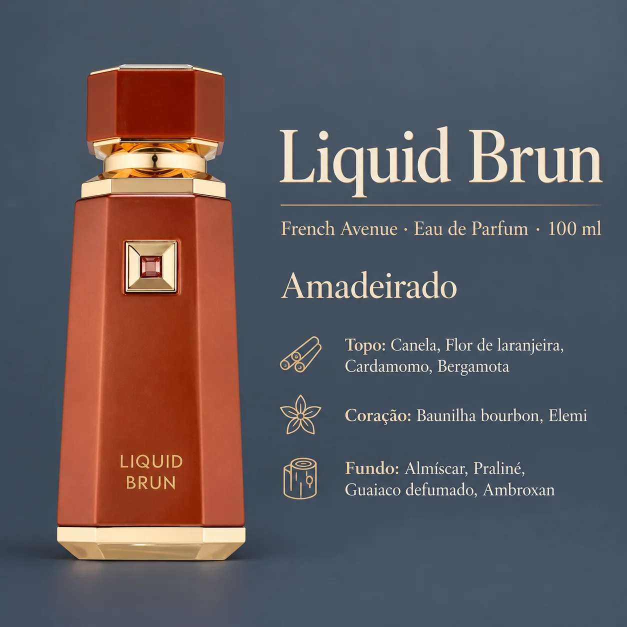 Frasco oficial de French Avenue Liquid Brun