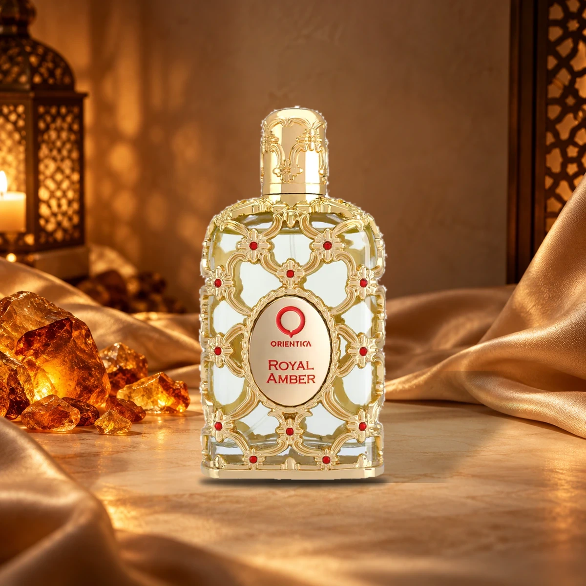 Frasco oficial de Orientica Royal Amber